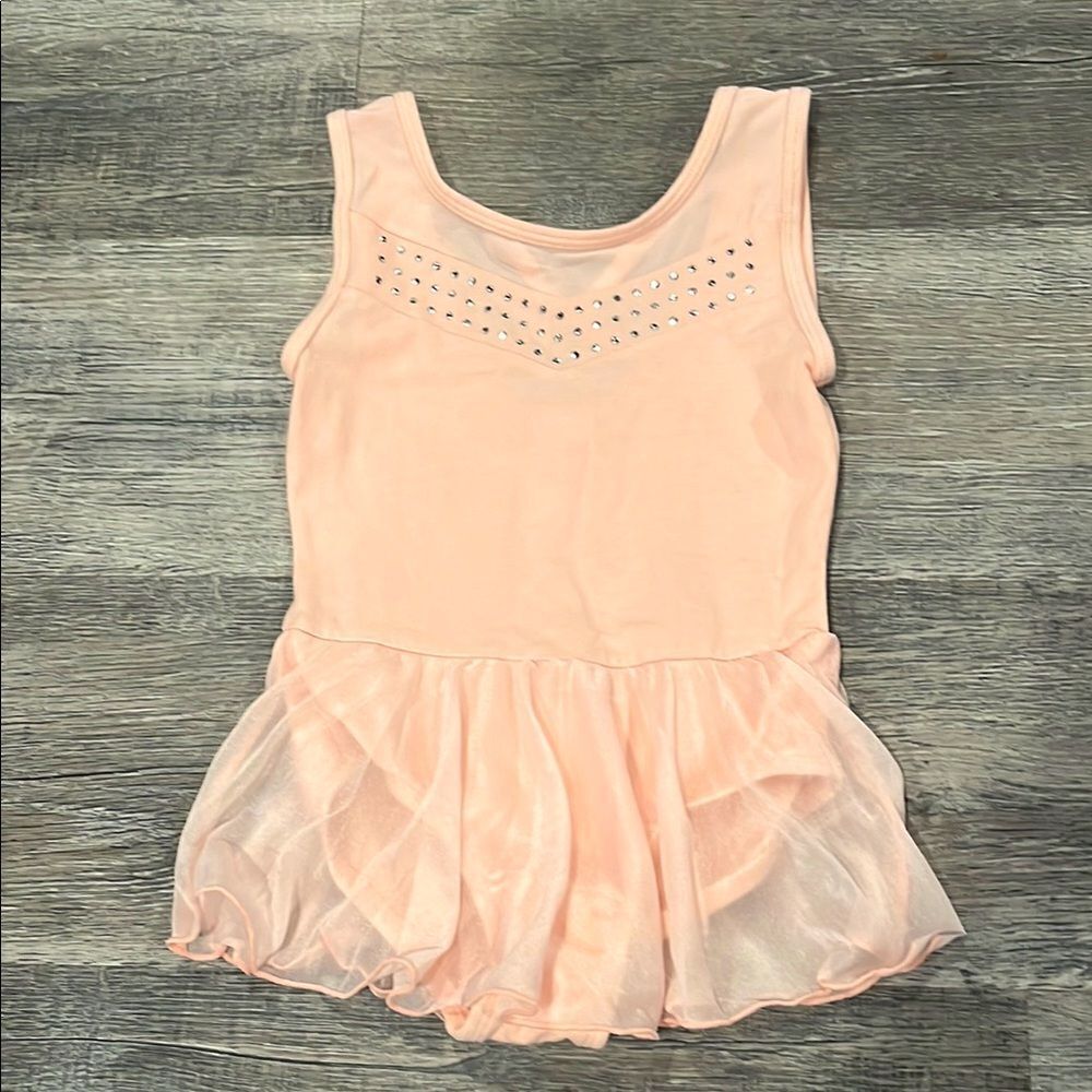 Pink Sleeveless Dress with Rhinestone Detail
